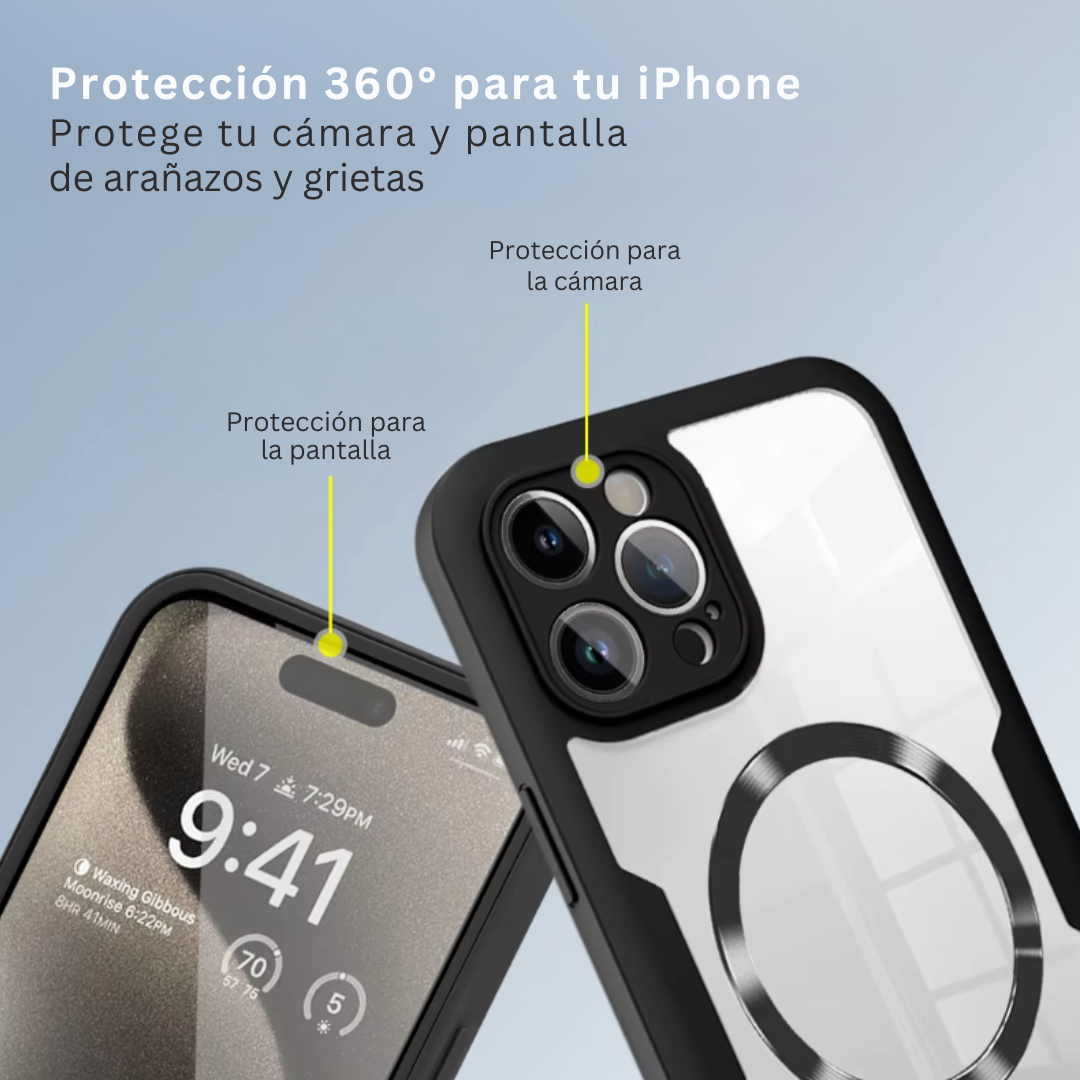Funda Protectora MagSafe 360° iPhone
