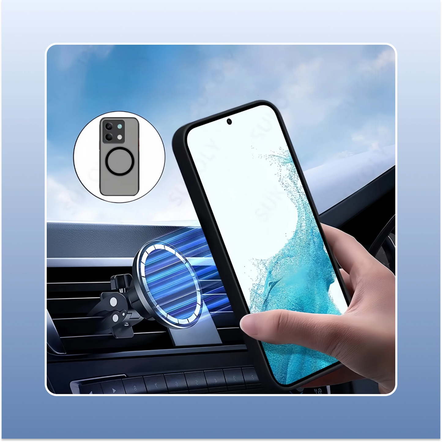 Funda de teléfono magnética - Xiaomi