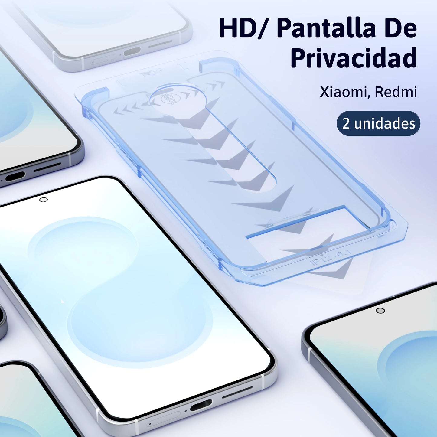 Protector de pantalla 3 en 1 - Xiaomi/Redmi