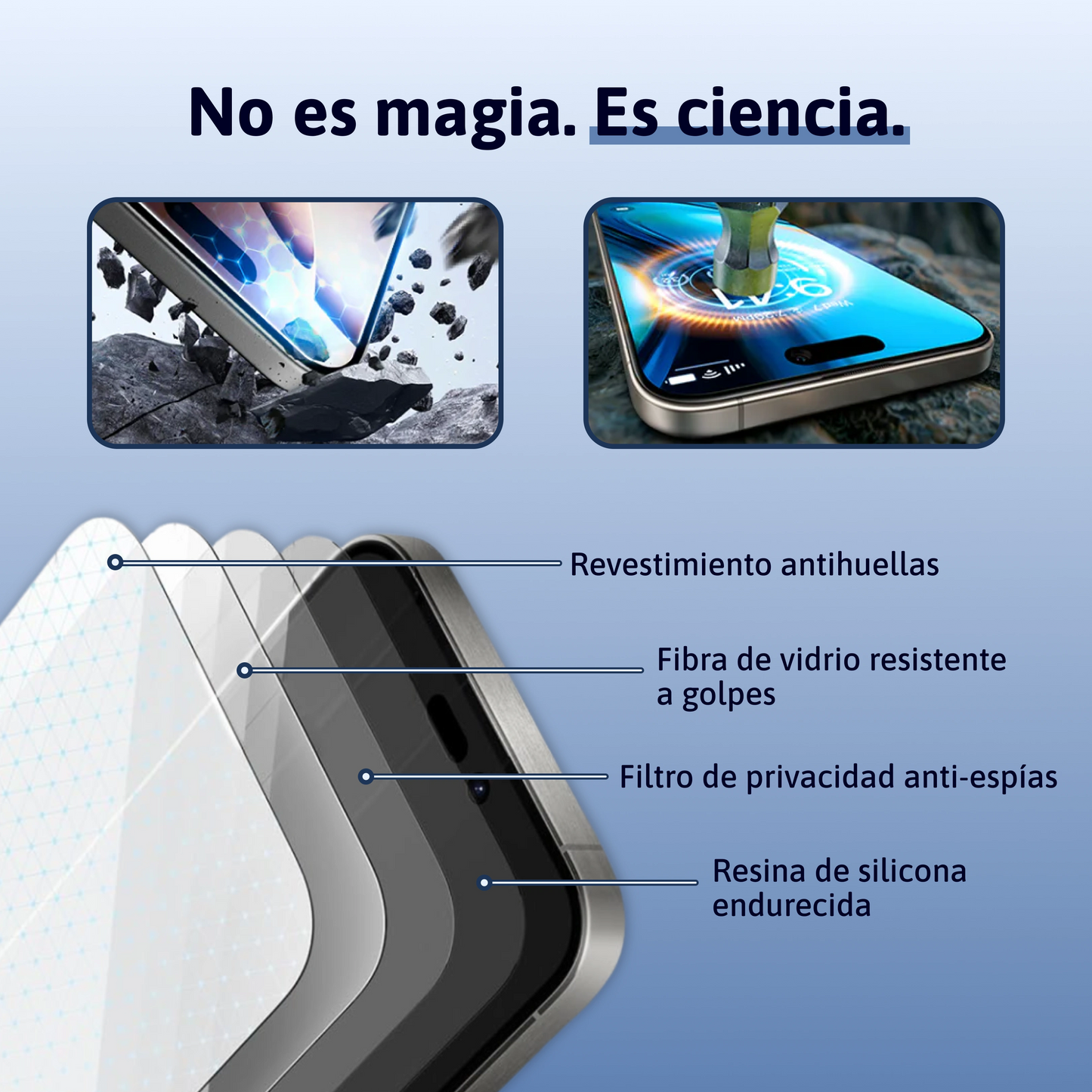 Protector de pantalla 3 en 1 - Xiaomi/Redmi