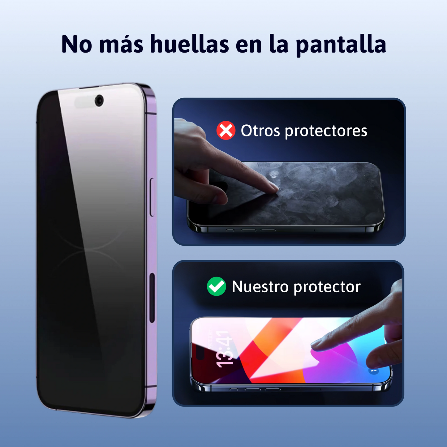 Protector de pantalla 3 en 1 - Xiaomi/Redmi