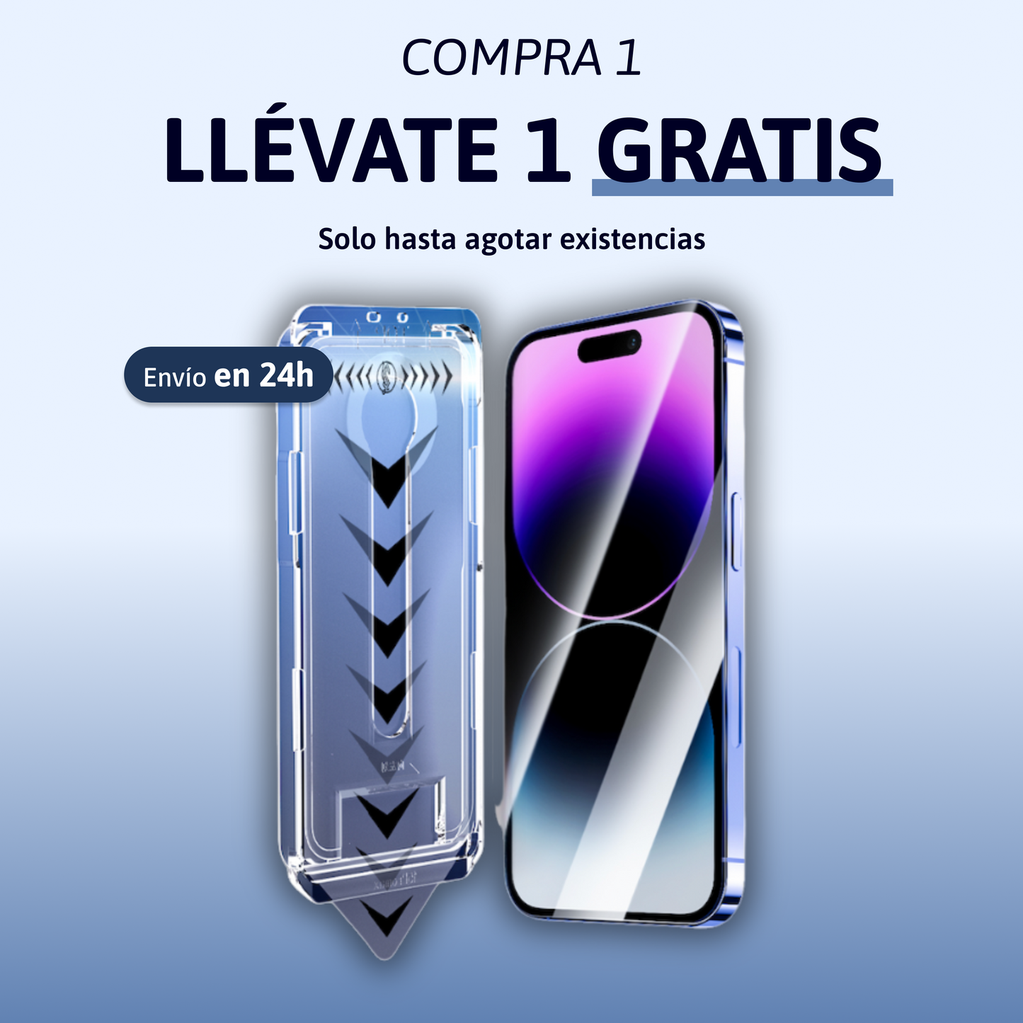 Protector de pantalla 3 en 1 - iPhone