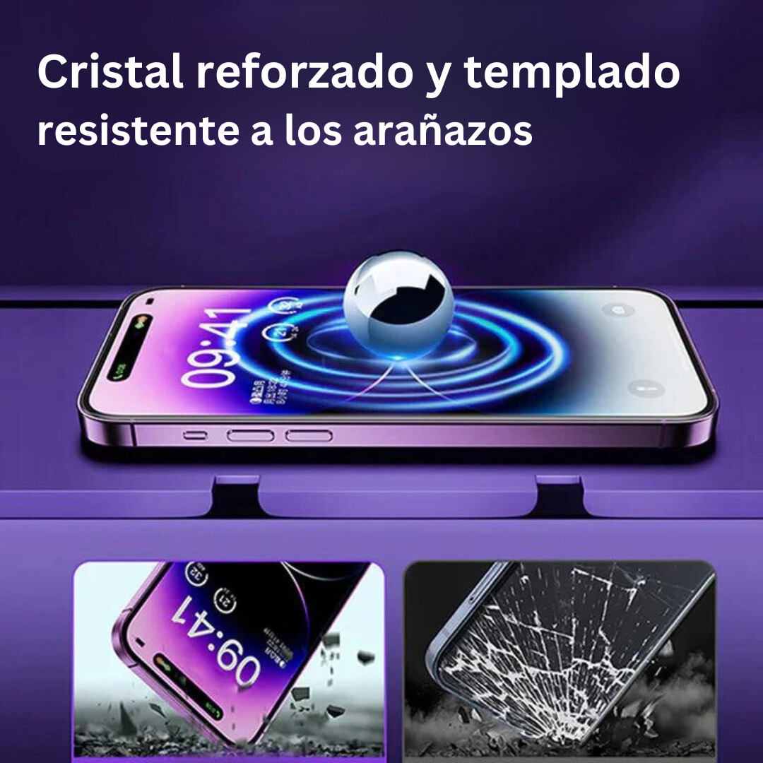 Protector de pantalla 3 en 1 para iPhone