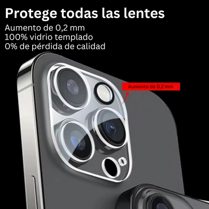 Protección completa de la cámara - iPhone (2 piezas)