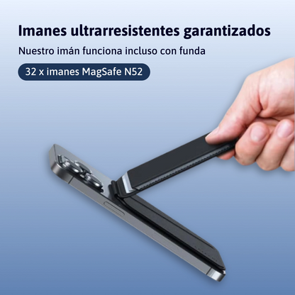 Cartera de piel plegable