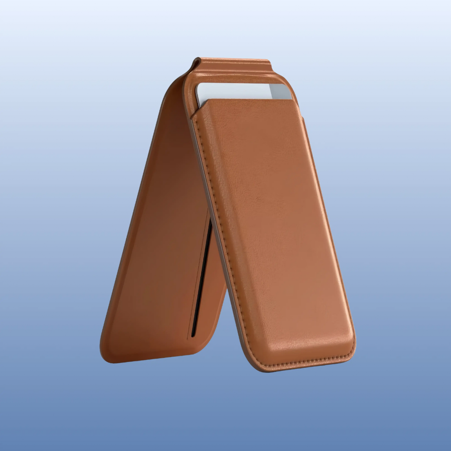 Cartera de piel plegable