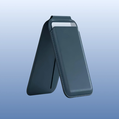 Cartera de piel plegable