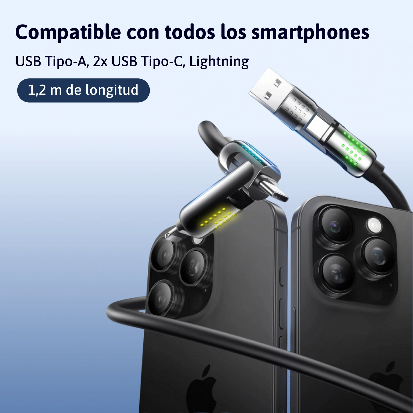 Cable de carga 4 en 1