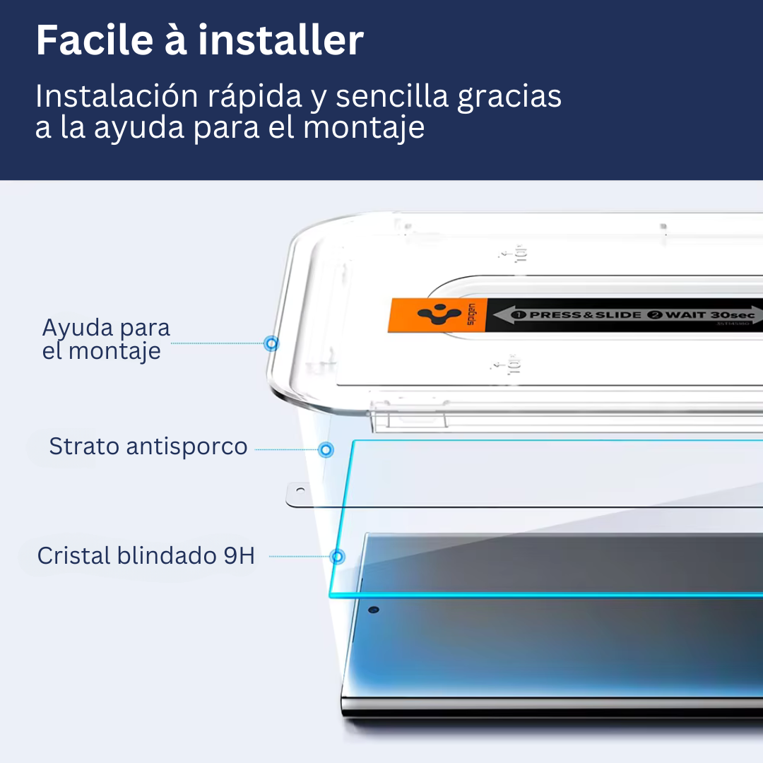 Protector de pantalla 3 en 1 - Samsung