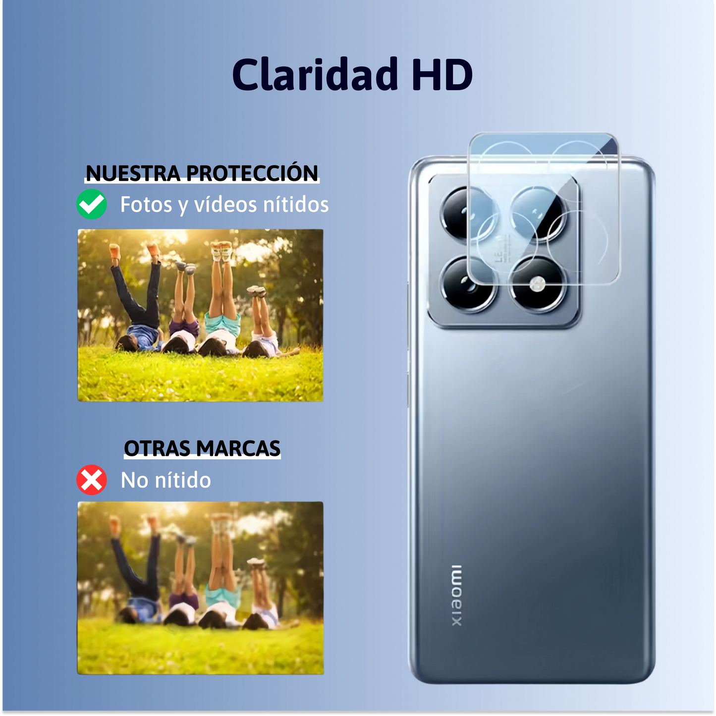 Protección completa de la cámara - Xiaomi (2 piezas)