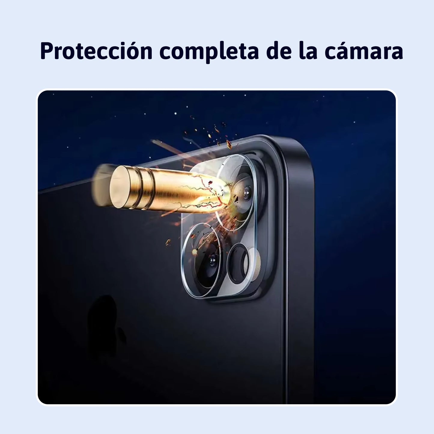 Protección completa de la cámara - iPhone (2 piezas)