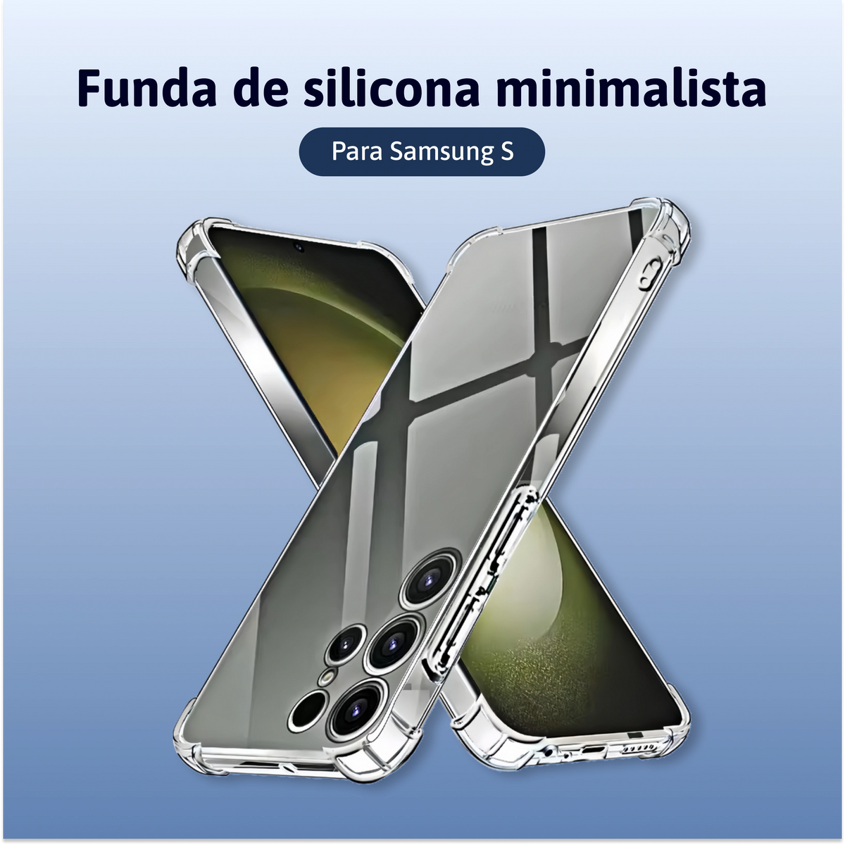 Funda de silicona minimalista - Samsung S