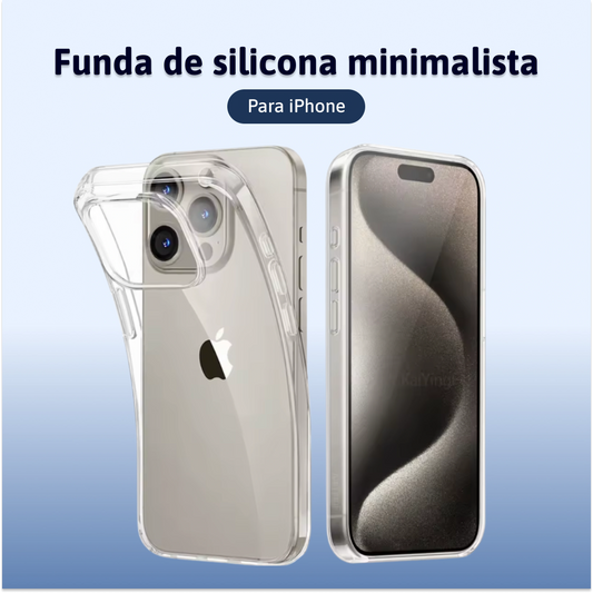 Funda de silicona minimalista
