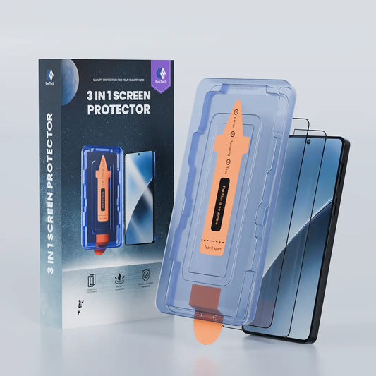 Protector de pantalla 3 en 1 - Xiaomi/Redmi