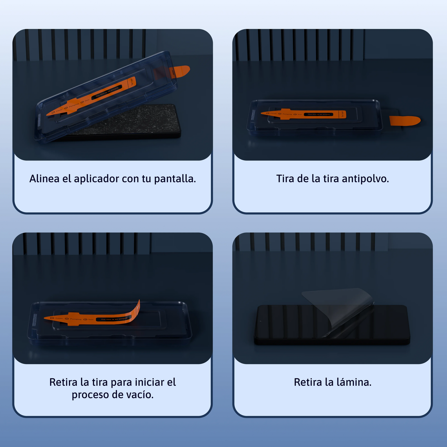 Protector de pantalla 3 en 1 - Otras Marcas
