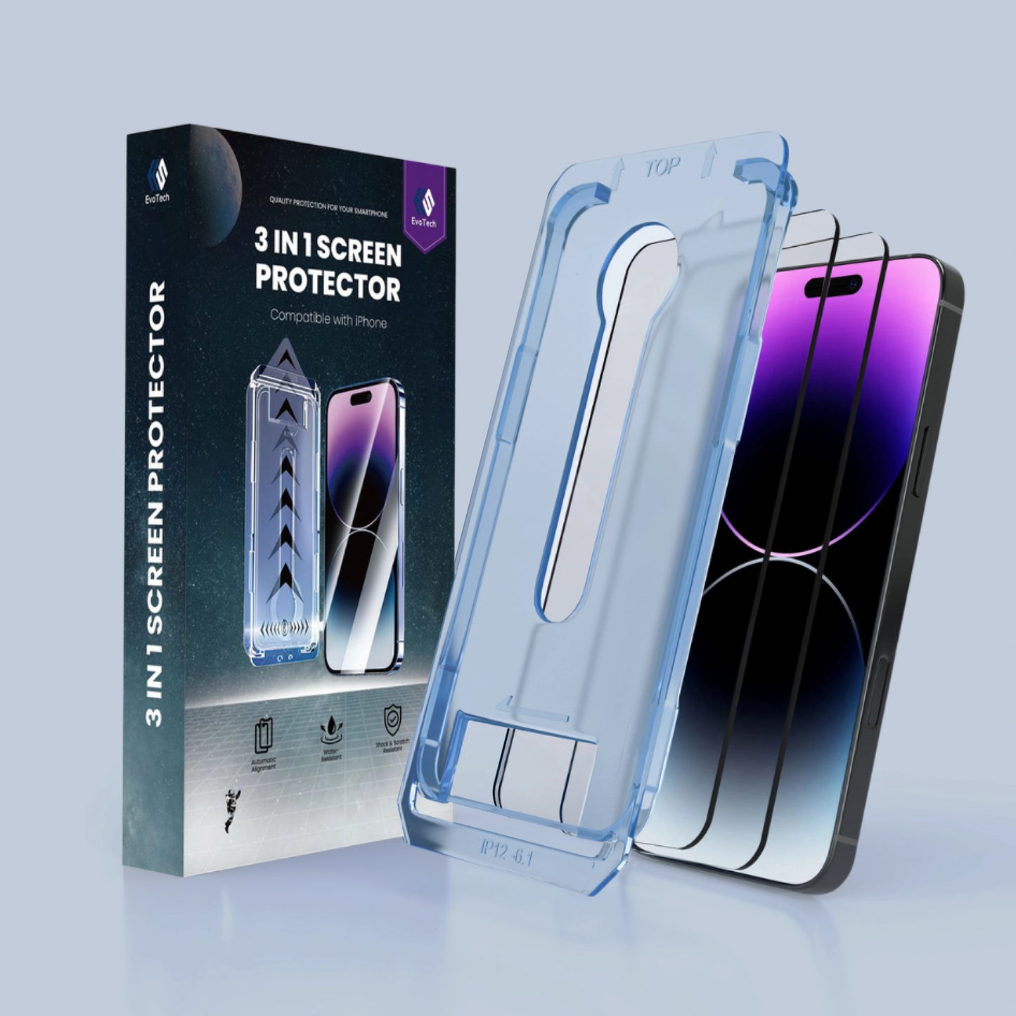 Protector de pantalla 3 en 1 - iPhone