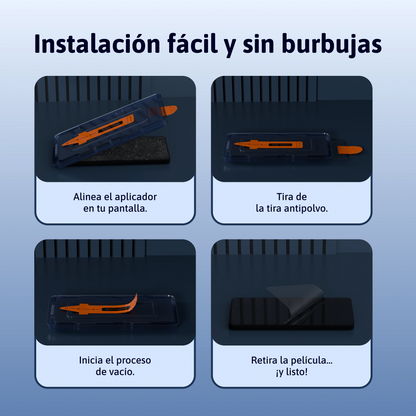 Protector de pantalla 3 en 1 - Xiaomi/Redmi