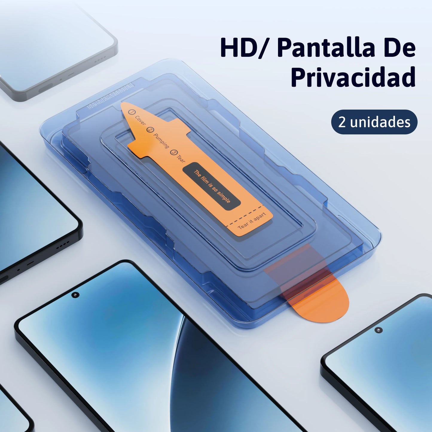 Protector de pantalla 3 en 1 - Otras Marcas