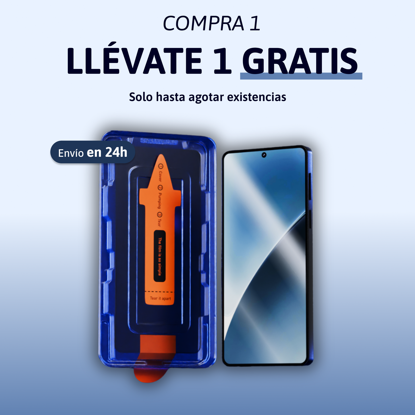 Protector de pantalla 3 en 1 - Redmi