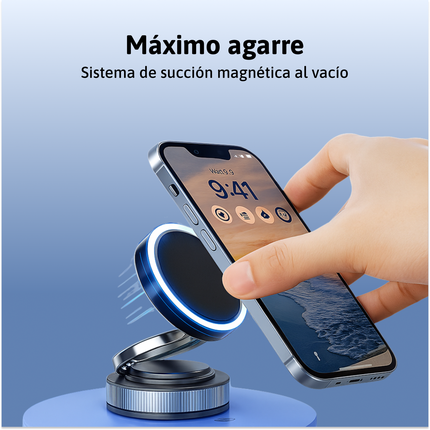 Soporte de teléfono magnético 360°