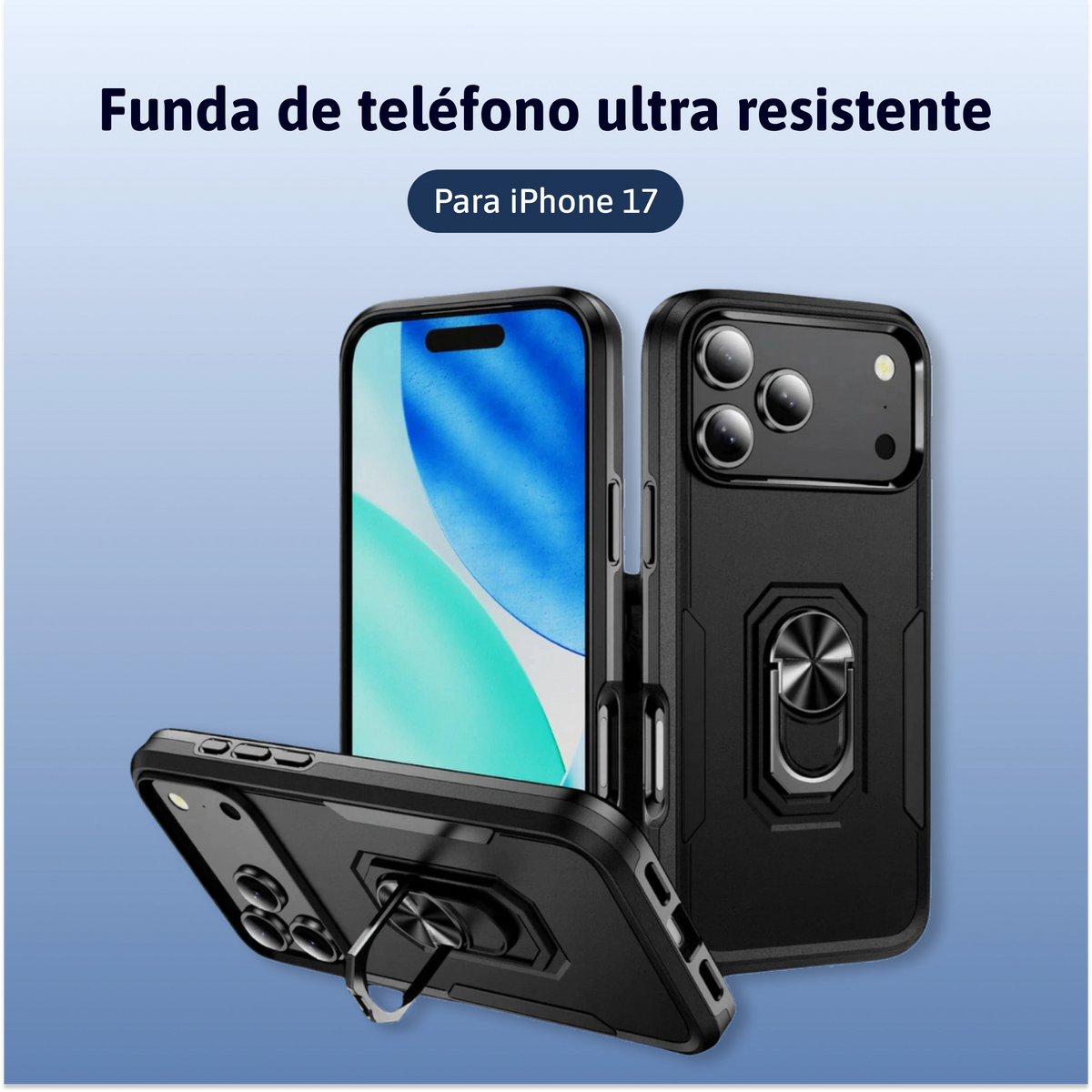 Funda de teléfono ultra resistente - iPhone 18 Pro/ 18 Pro Max/ 17/ Air/ Pro/ Pro Max